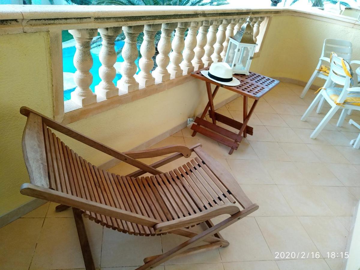 Estupendo Apartamento En Primera Linea De Playa Y Con Vistas Al Mar デニア エクステリア 写真