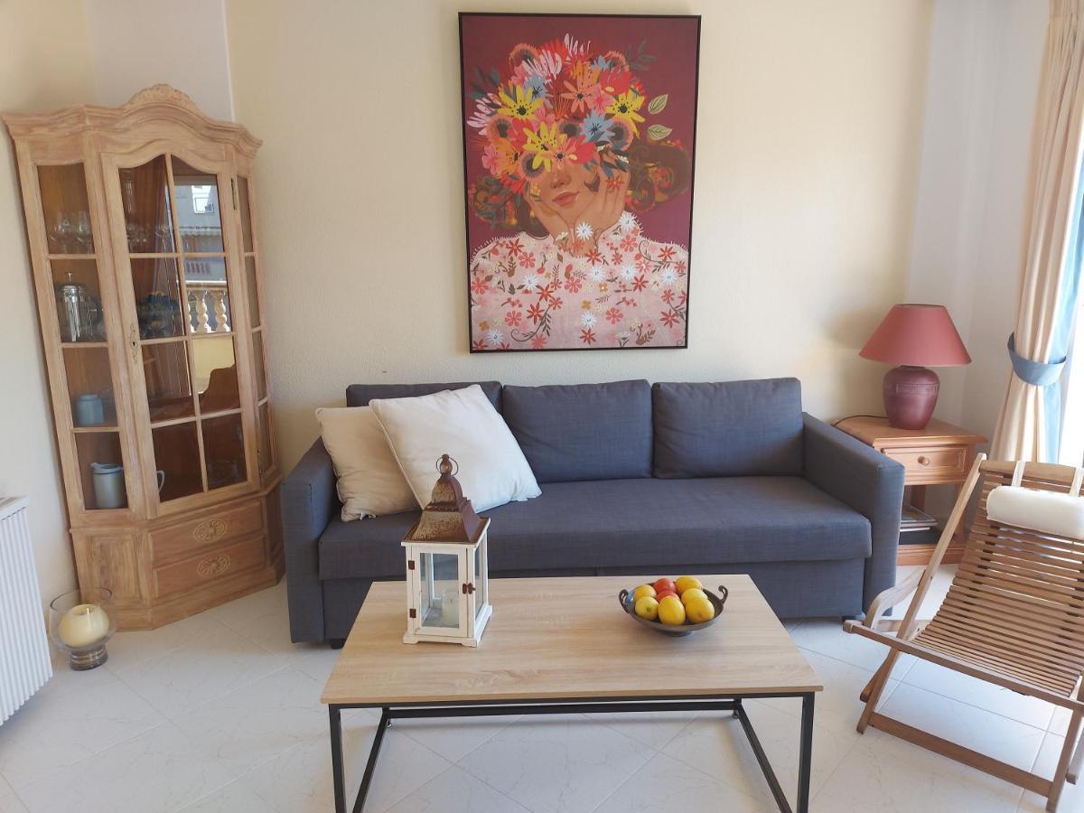Estupendo Apartamento En Primera Linea De Playa Y Con Vistas Al Mar デニア エクステリア 写真